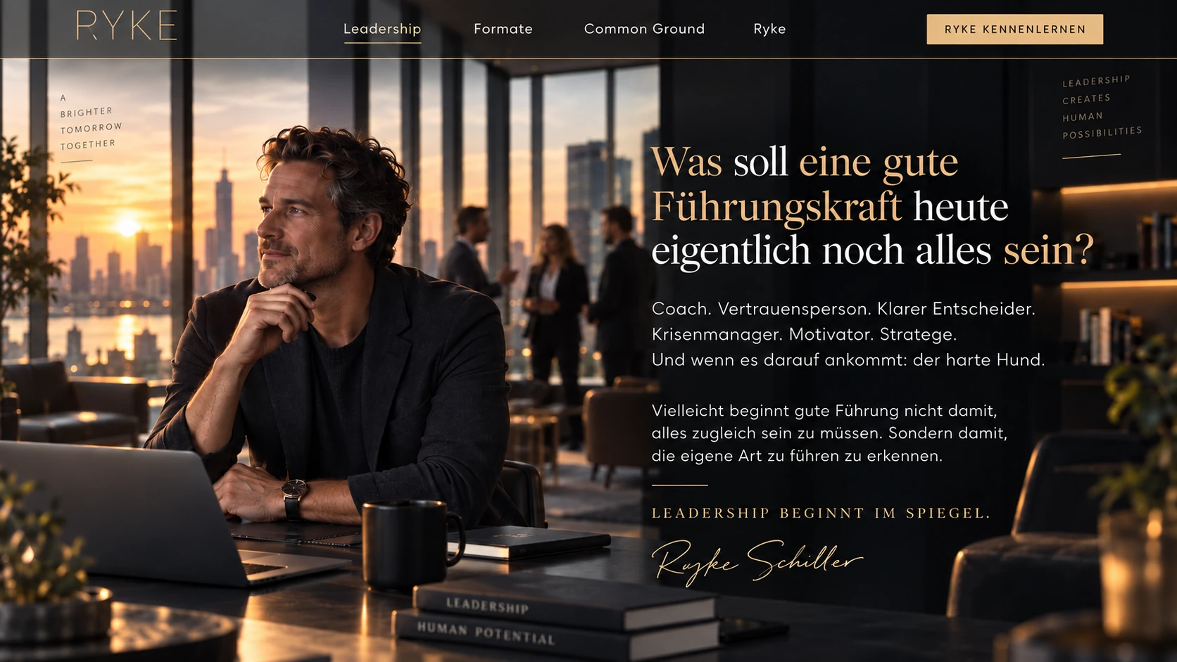 Leadership. Was soll eine gute Führungskraft heute eigentlich noch alles sein? Leadership beginnt im Spiegel.